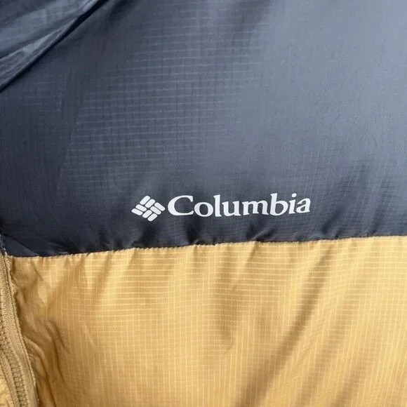 Columbia $160 Puffect II Vest Delta Black Men's Size S Water Resistant